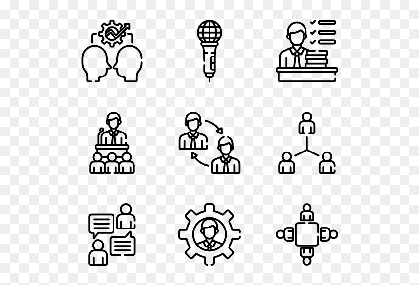 Vector, HD Png Download - meeting icon png