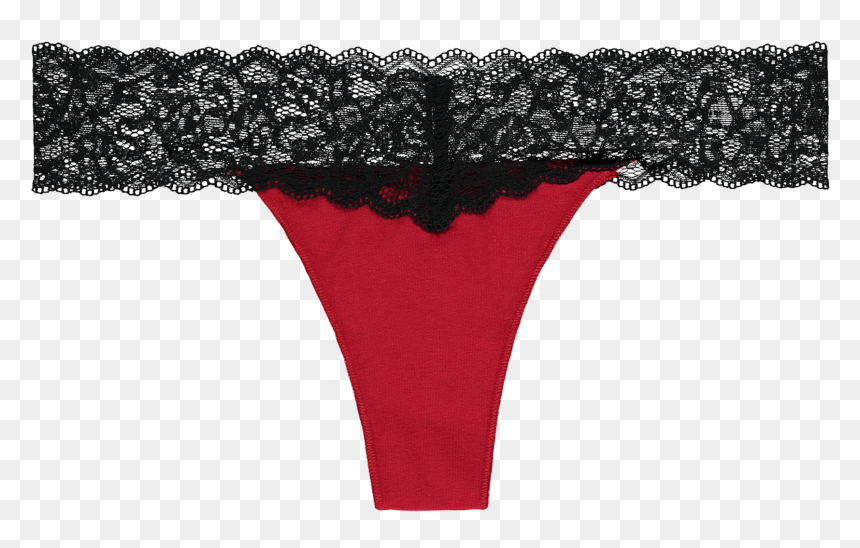 Thong, HD Png Download - red lace png