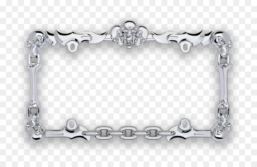 26 - - Chain, HD Png Download - chrome skull png