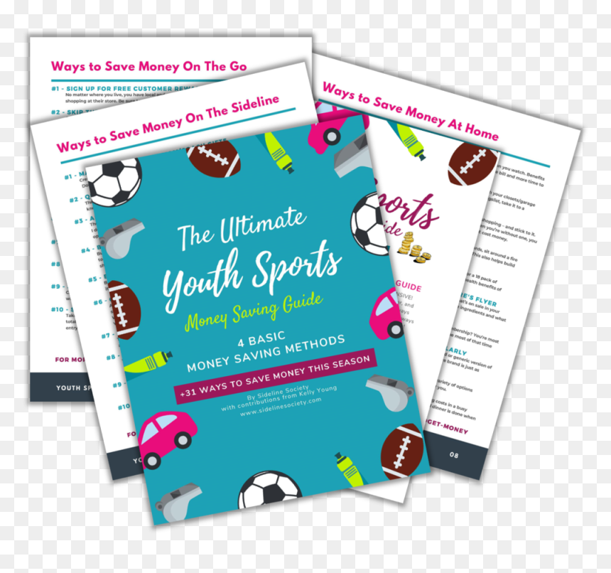Youth Sports Money Saving Guide Design, HD Png Download - save money png
