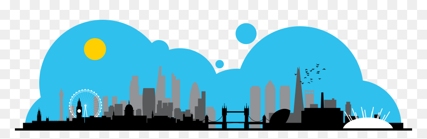 About Us Cadm - Software Companies Silhouette, HD Png Download - london skyline silhouette png