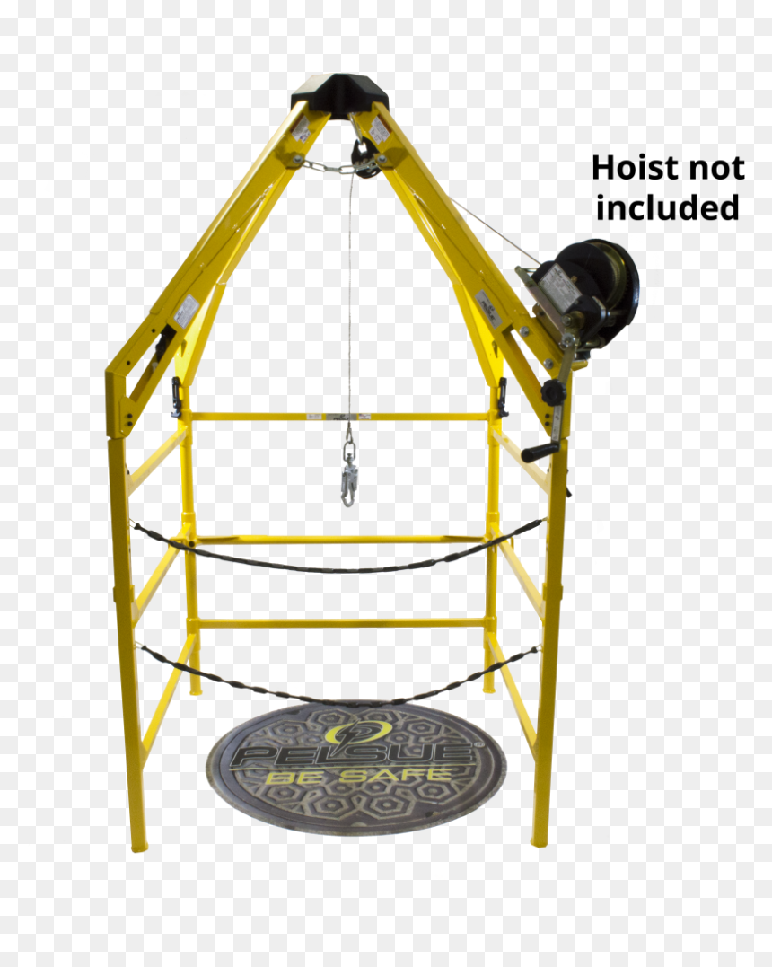 Image Of The Lifeguard System - Frame With Pulley Safety Confined Space Human, HD Png Download - lifeguard png