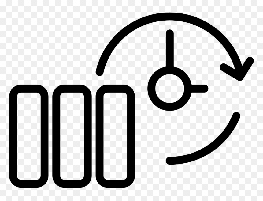 Backup Thin Outline Symbol In A Circle - Backup Software, HD Png Download - thin circle png