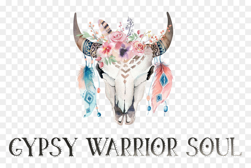 Girly Watercolor Longhorn Head , Png Download - Tribal Spirits, Transparent Png - longhorn png