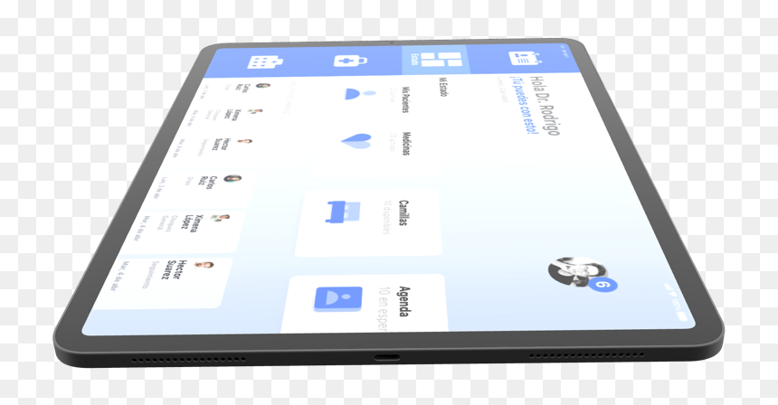App Ipad Mockup User Bolivia Cuarentena Medicine Medical - Tablet Computer, HD Png Download - ipad mockup png
