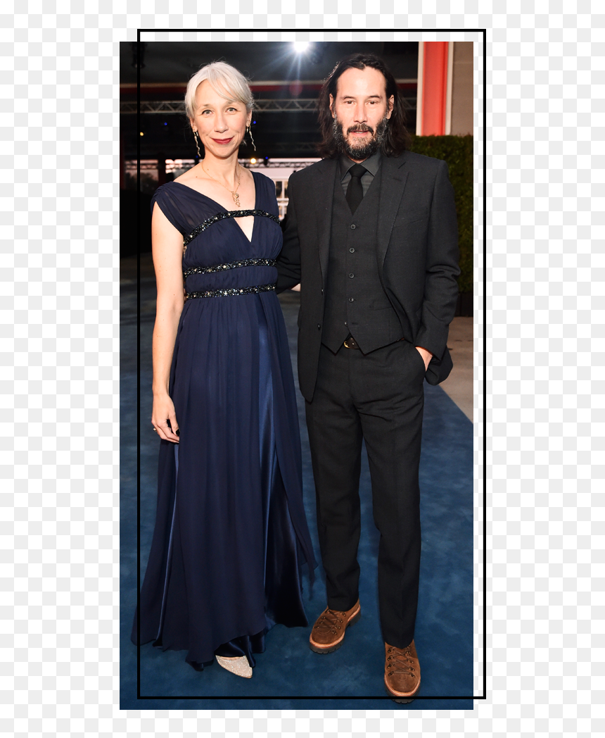 Keanu Reeves In Black Suits And Boots - Keanu Reeves Girlfriend Age, HD Png Download - sad keanu png