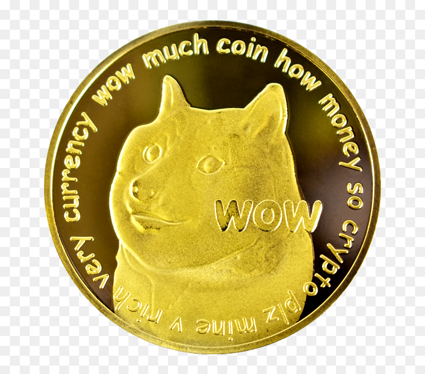 Dogecoin Goldr Coin - Coin, HD Png Download - dogecoin png