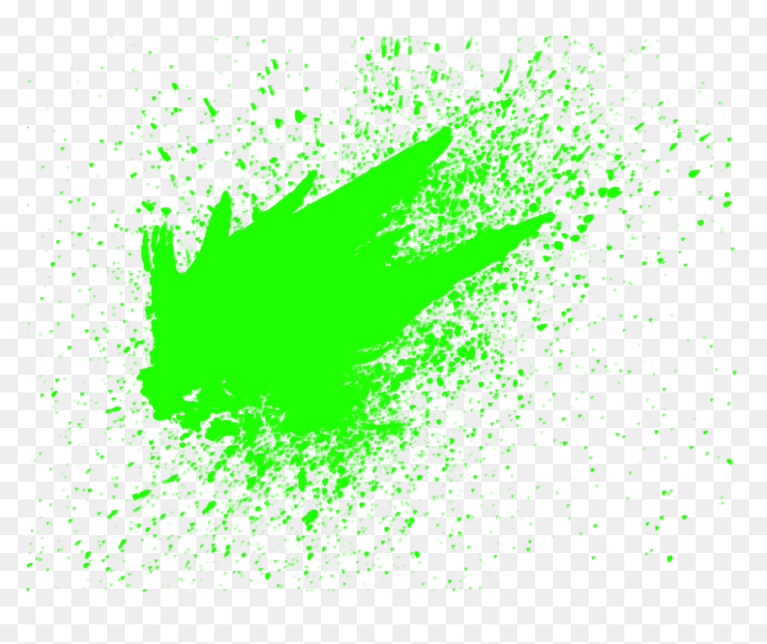 Brush Green Png , Png Download - Cameron Monaghan Fan Art, Transparent Png - green splatter png