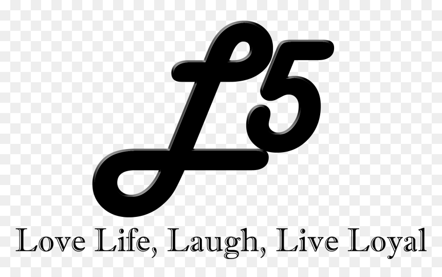L5 - Calligraphy, HD Png Download - live laugh love png