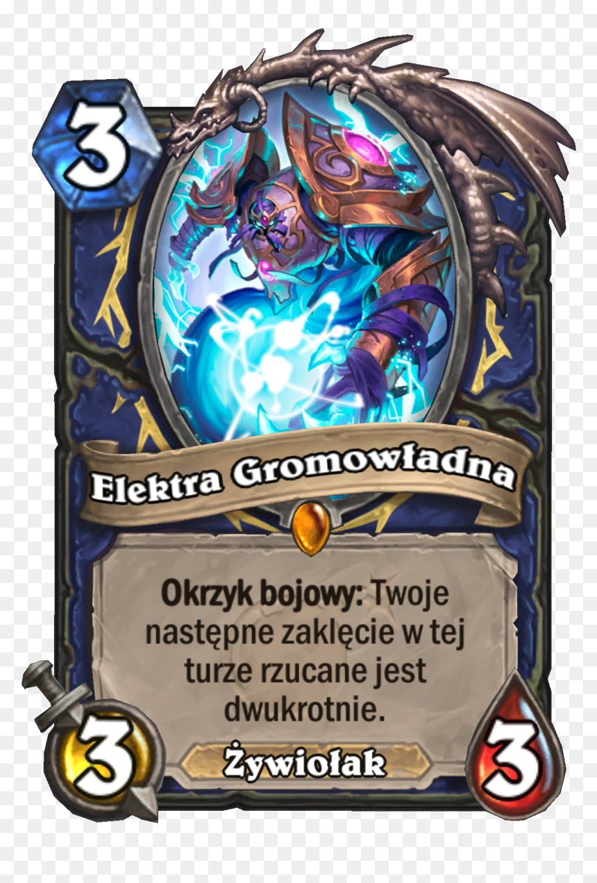 Electrastormsurge Plpl - Msshi Fn Prime Hearthstone, HD Png Download - elektra png
