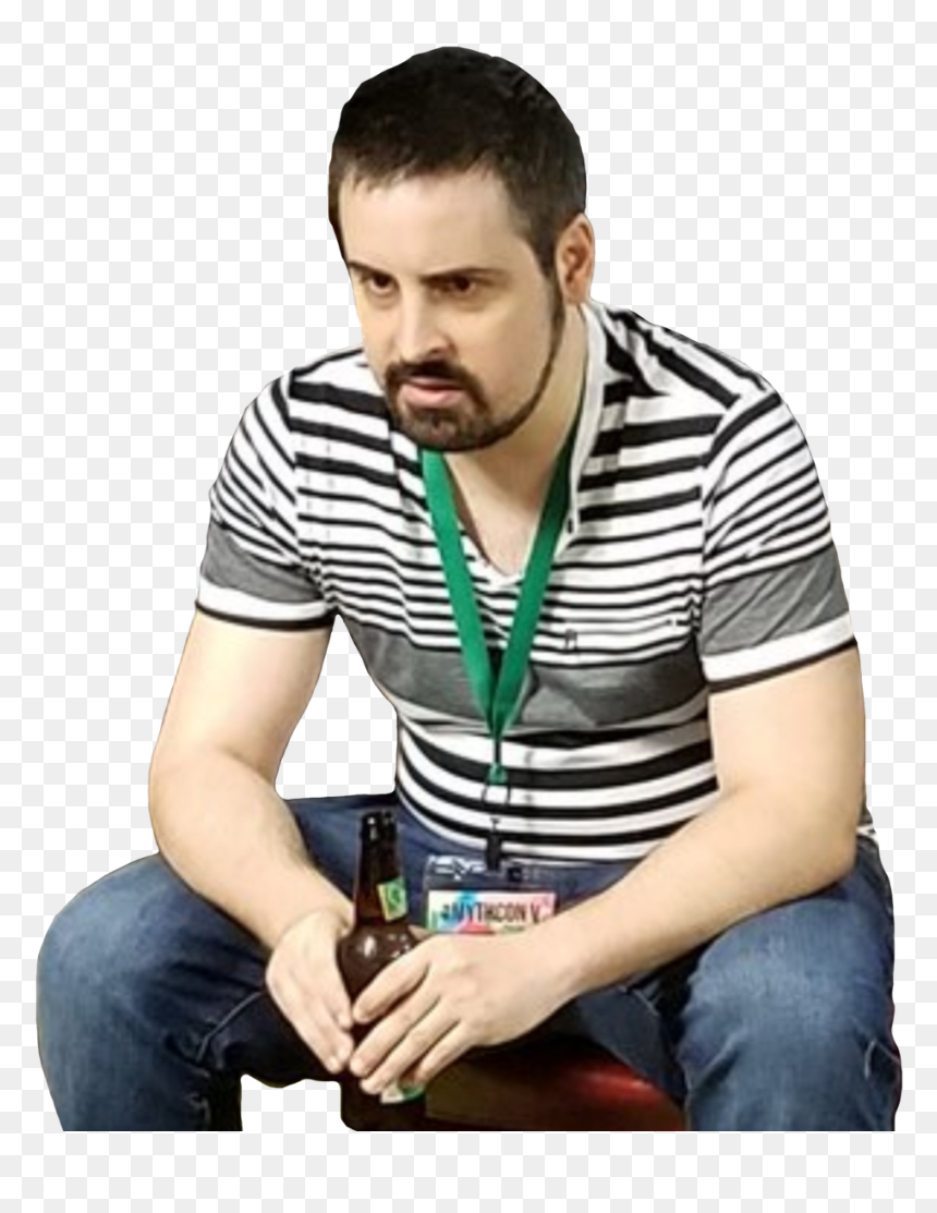 Sitting, Transparent Png - Sitting, Png Download - sad keanu png