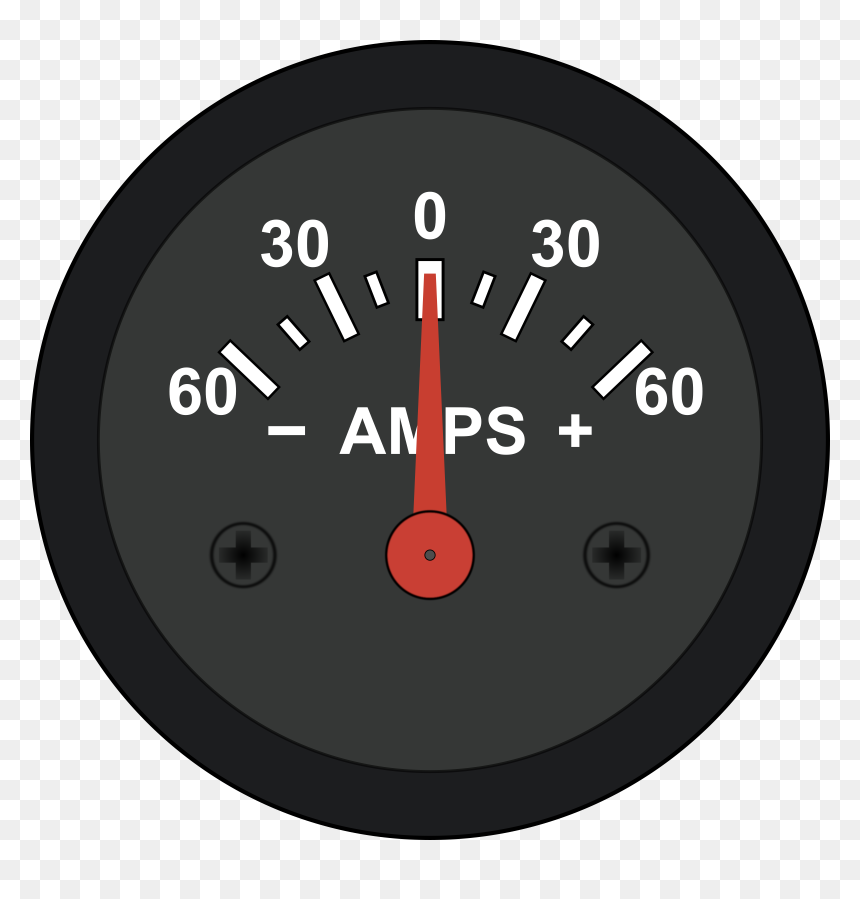 Automotive Amp Meter Clip Arts - Circle, HD Png Download - amp png