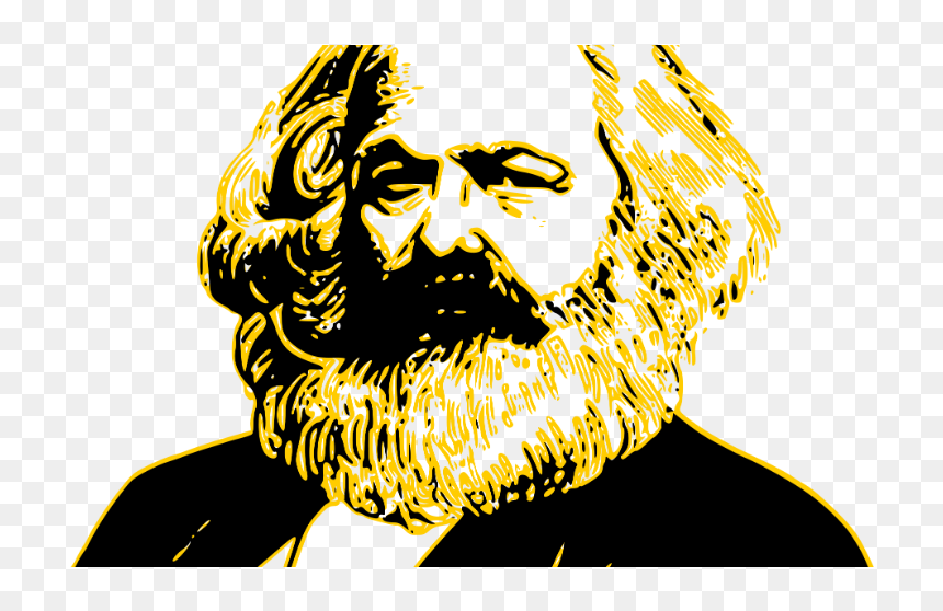 Karl Marx The Icon - Karl Marx On Art Quotes, HD Png Download - hitler moustache png