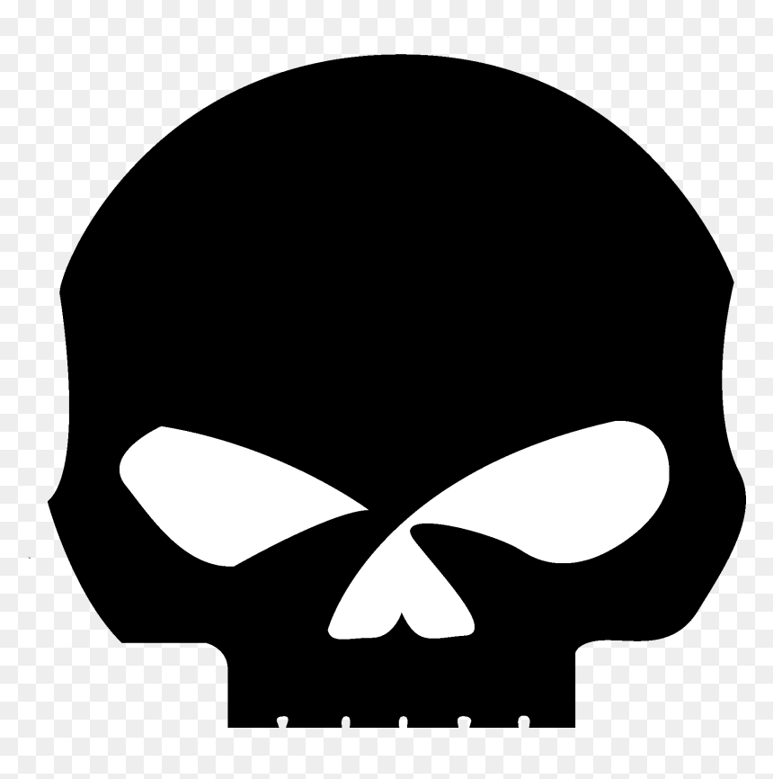 Pin On Tattooooooos ️ - Skull Head Harley Davidson, HD Png Download - chrome skull png