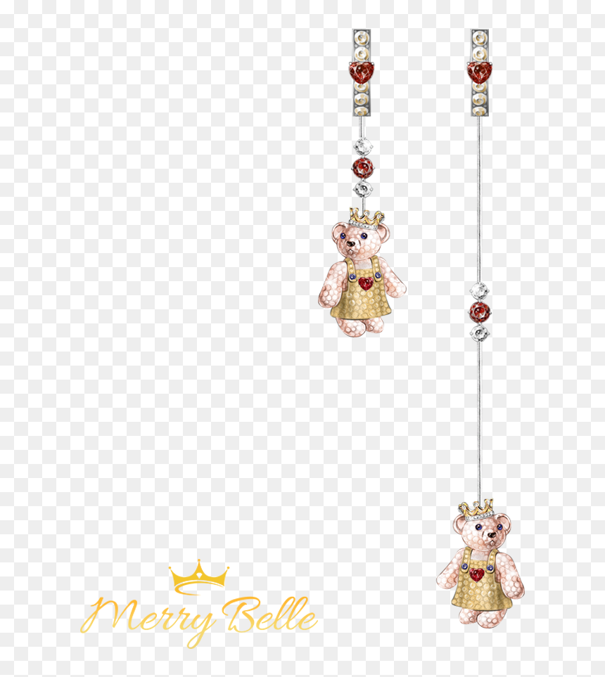 Earrings, HD Png Download - princess belle png