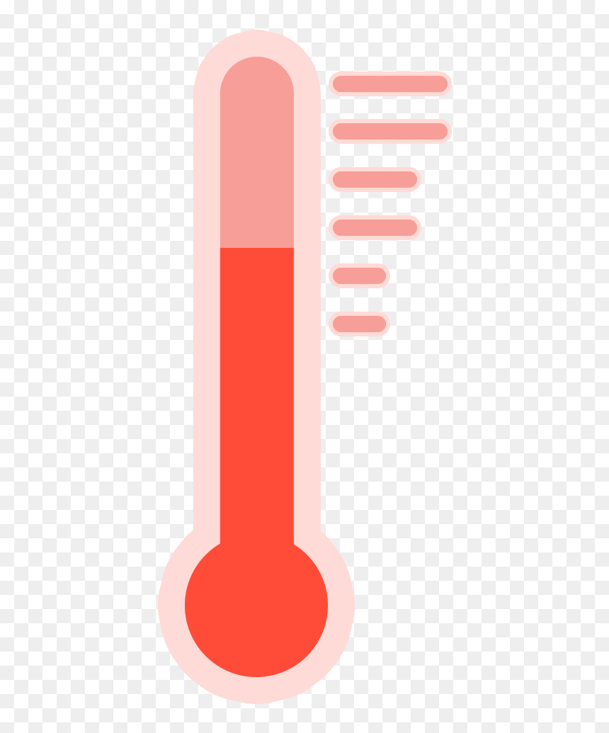 File - Thermometerhightemp - Illustration, HD Png Download - temperature icon png