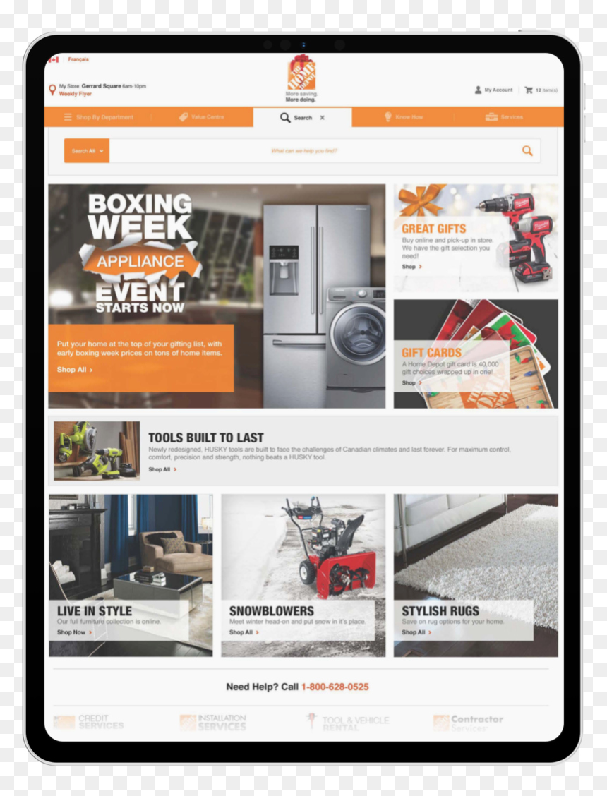 Boxing Week Ipad Mockup - Online Advertising, HD Png Download - ipad mockup png
