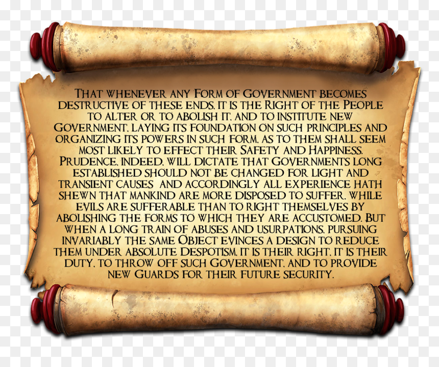 Book, HD Png Download - declaration of independence png