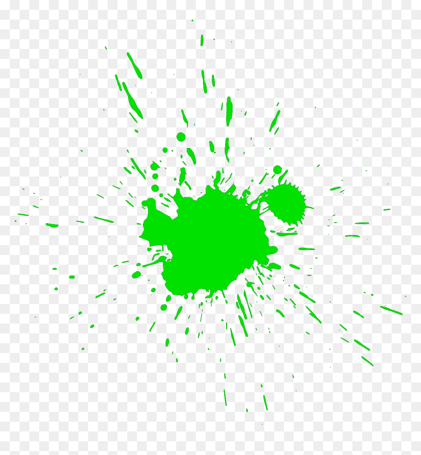 Copy Of Splatter - Ink Splatter Transparent Background, HD Png Download - green splatter png
