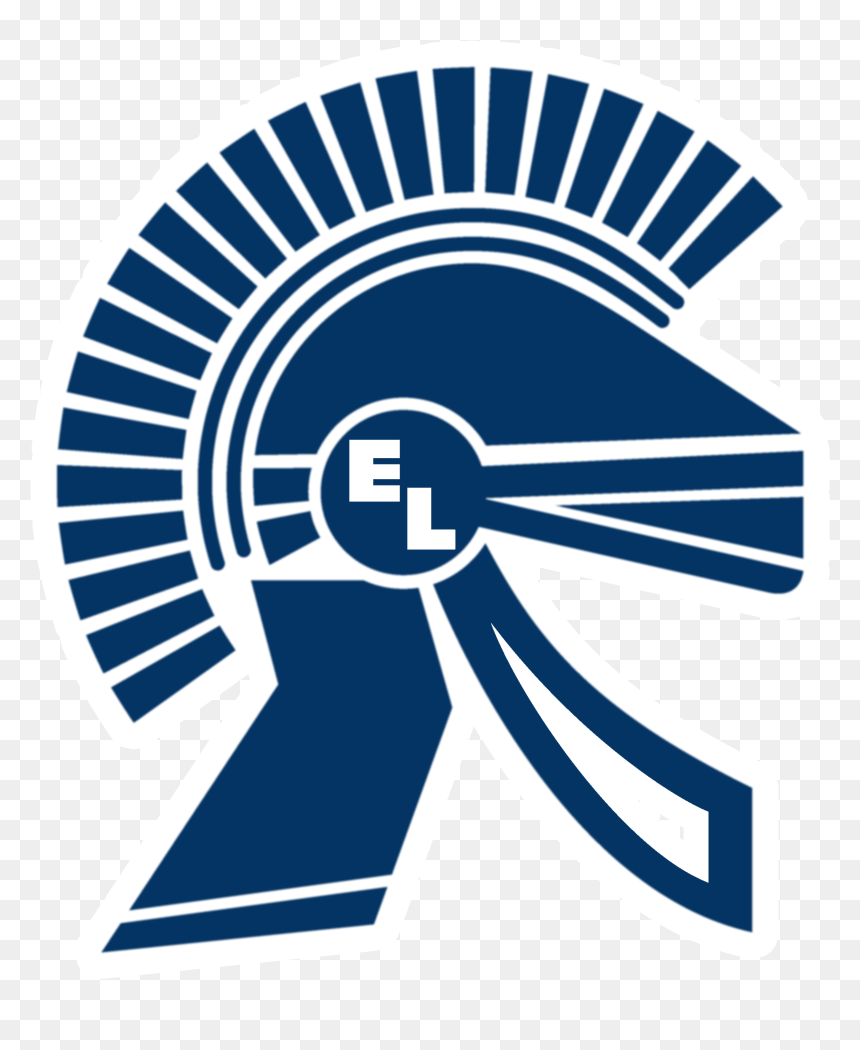School Logo - East Lansing Trojans Logo, HD Png Download - basketball outline png