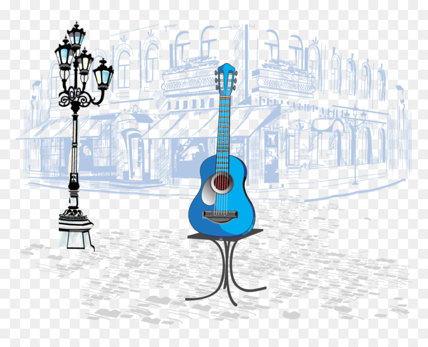 Guitars & Lutes Classification & Varieties - Harp, HD Png Download - lute png