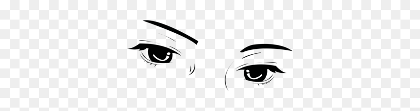 Eye,organ,monochrome Photography - Illustration, HD Png Download - eyes cartoon png