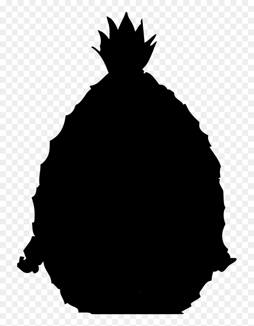 Illustration, HD Png Download - pineapple silhouette png