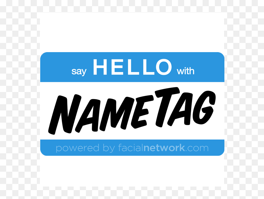 Nametag-square - Nametag App, HD Png Download - nametag png