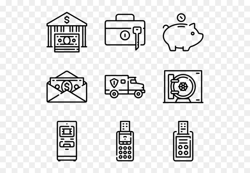 Big Data Icon Free, HD Png Download - save money png
