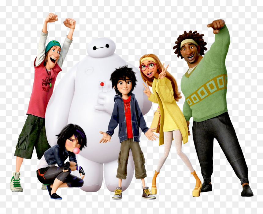 Big Hero 6 Clipart - Big Hero 6 Squad, HD Png Download - baymax png