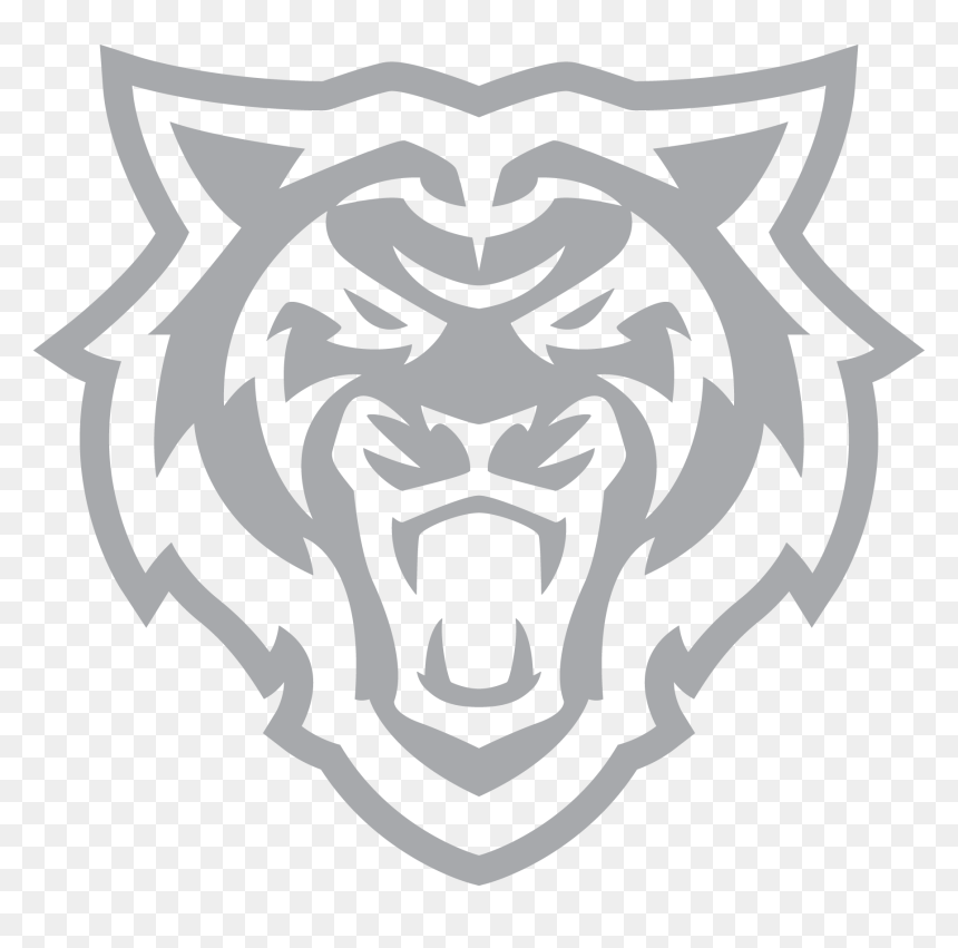 1-color Reversed Primary Bengal Logo - Siberian Tiger, HD Png Download - bengals png