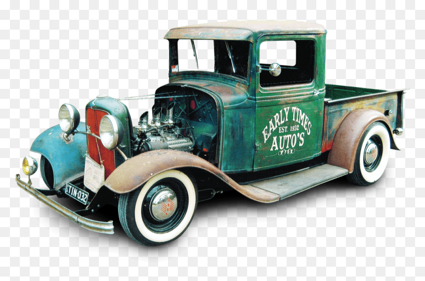 Early Times Autos Queensland - Classic Big Truck Cartoon Png, Transparent Png - autos png