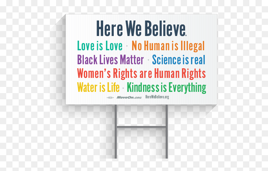Value Of Water Coalition, HD Png Download - yard sign png