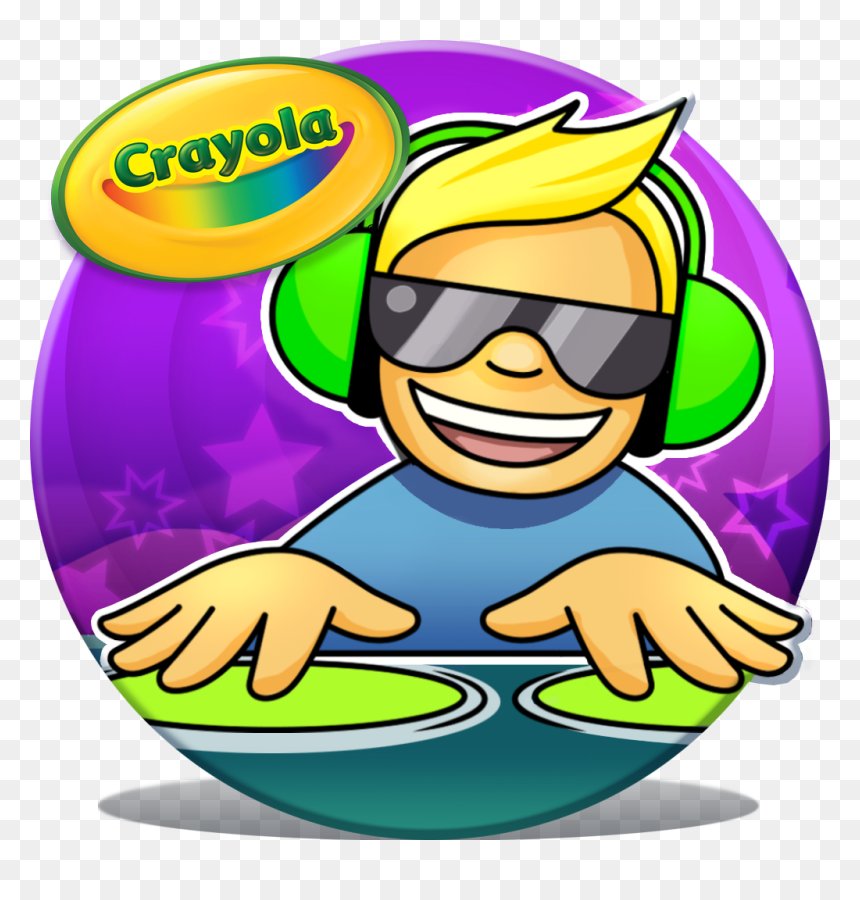 Crayola Dj, HD Png Download - dj icon png
