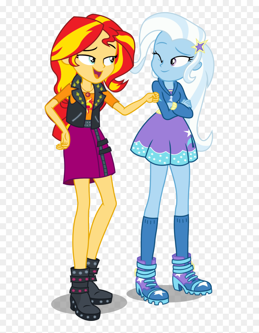 Transparent Cartoon Shoes Png - Trixie Mlp Equestria Girls, Png Download - cartoon shoes png