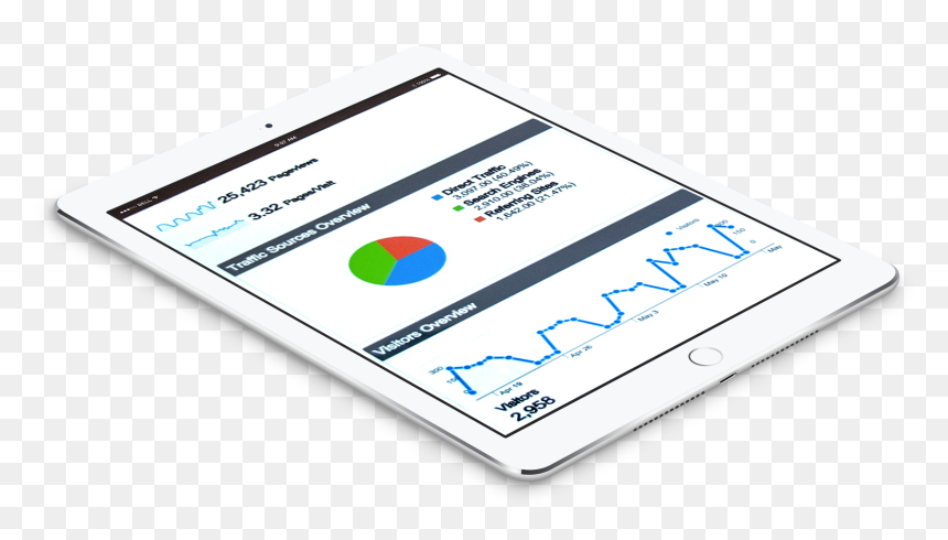 Ipad Air 2 Perspective Mockup - Tablet Computer, HD Png Download - ipad mockup png