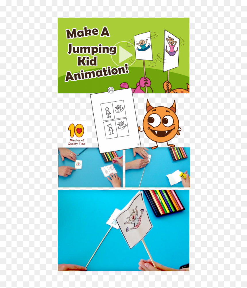 Cartoon, HD Png Download - kids jumping png