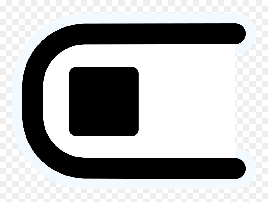 Mono Cap Round - Graphics, HD Png Download - white rounded rectangle png