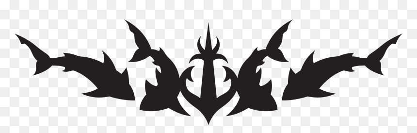 Tattoo Fish, HD Png Download - pineapple silhouette png