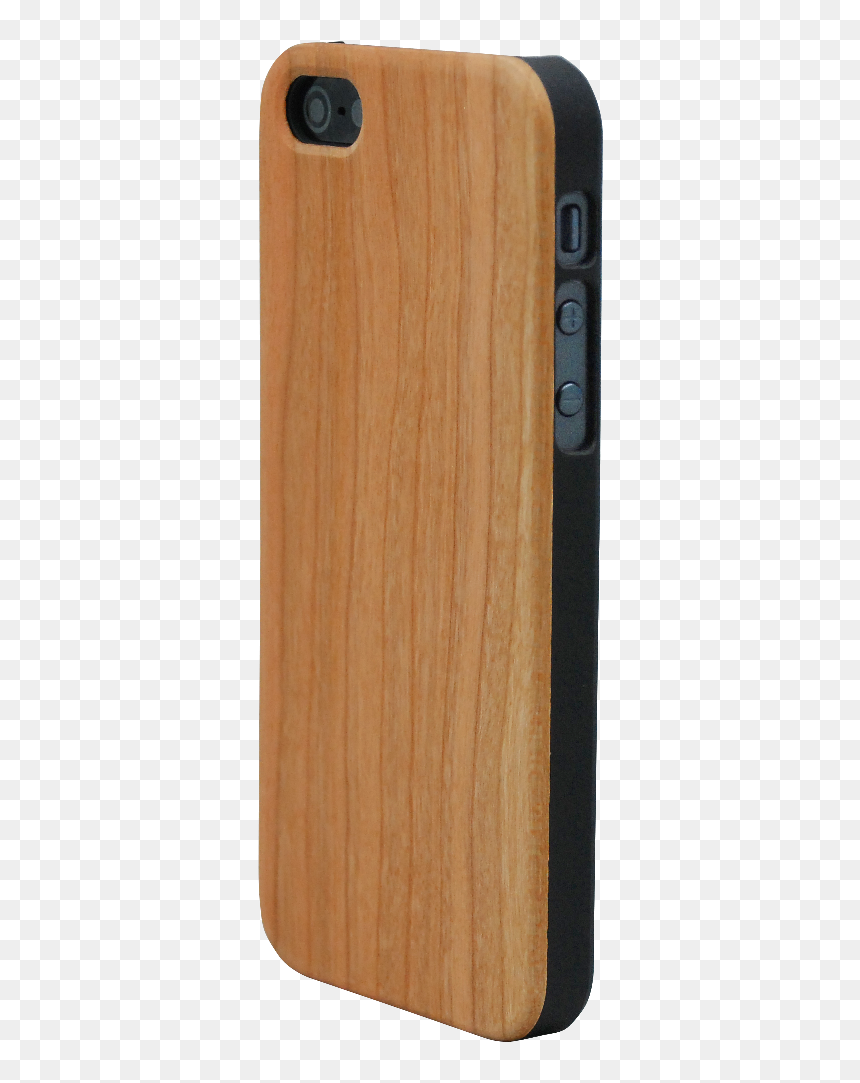 Iphone Cherry Wood Case - Wooden Phone Case Transparent, HD Png Download - phone case png