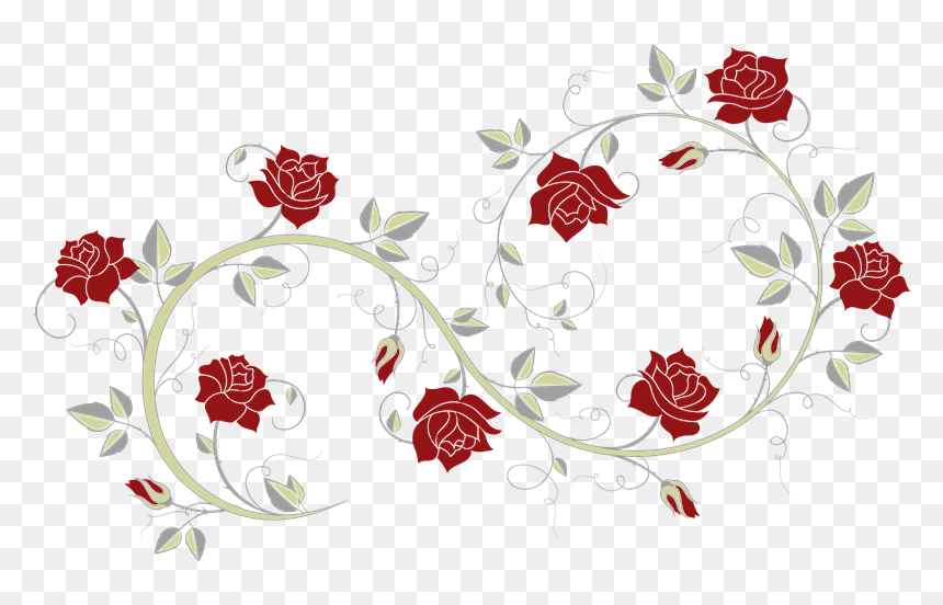 Цветы Узор Пнг, HD Png Download - tribales png