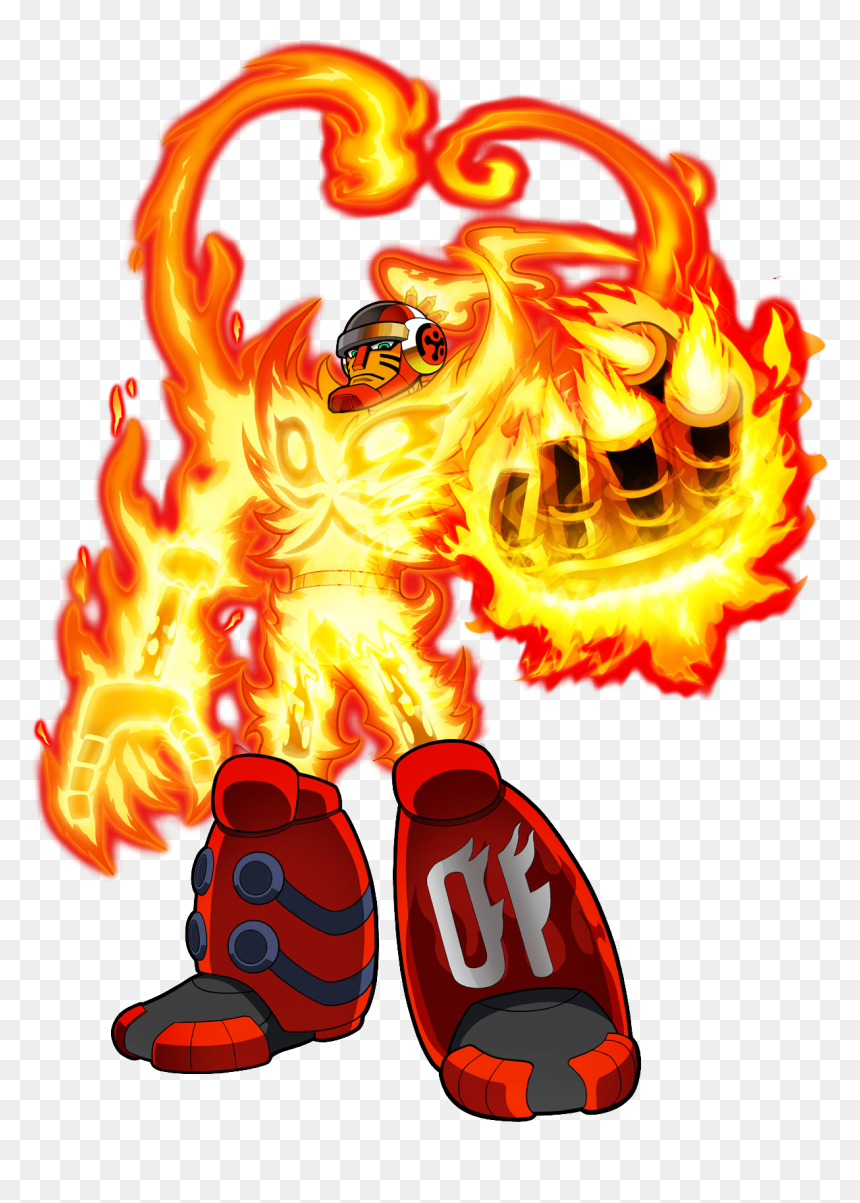 Transparent Provoke Clipart - Pyro Mighty Number 9, HD Png Download - pyro png
