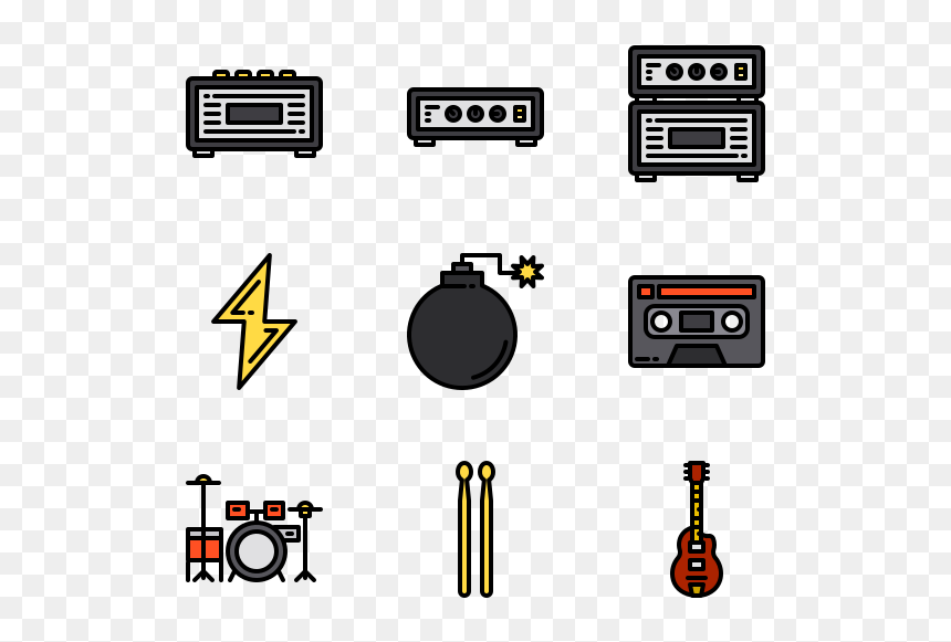 Clip Art, HD Png Download - rock music png
