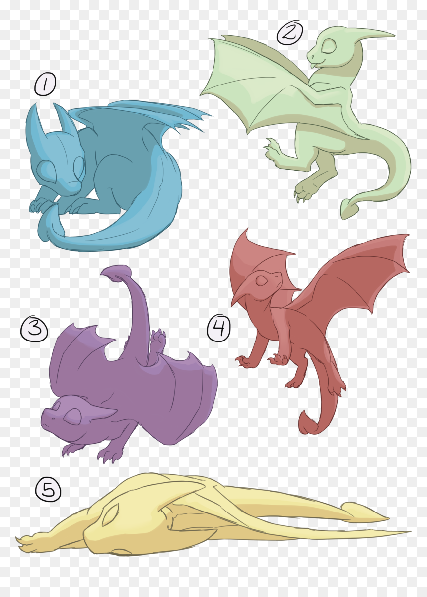 Transparent Cute Dragon Png - Ych Dragon, Png Download - cute dragon png