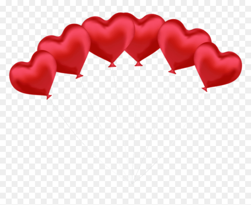 Free Png Download Heart Balloons Transparent Png Images - Valentines Day Ballons Transparent, Png Download - silver balloons png