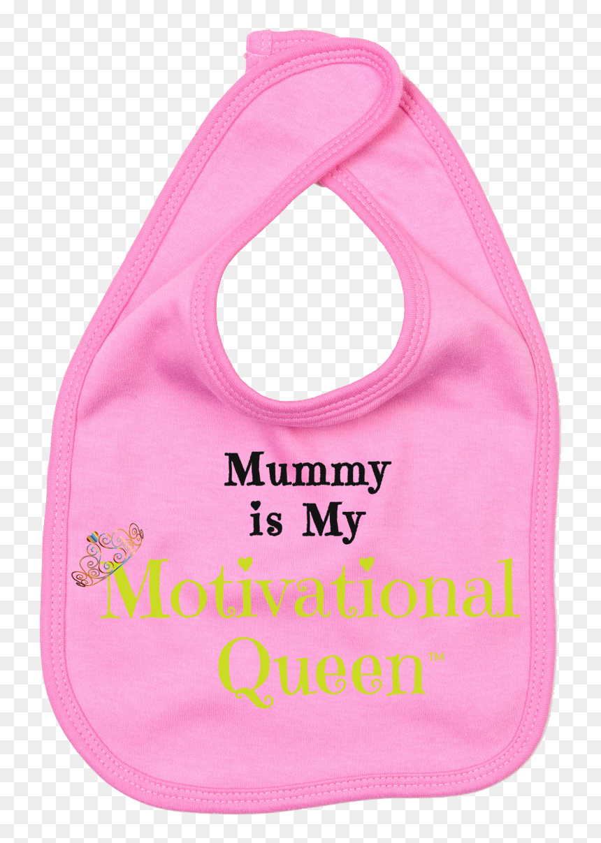 Motivational Queen Pink Baby Bib - Active Tank, HD Png Download - bib png