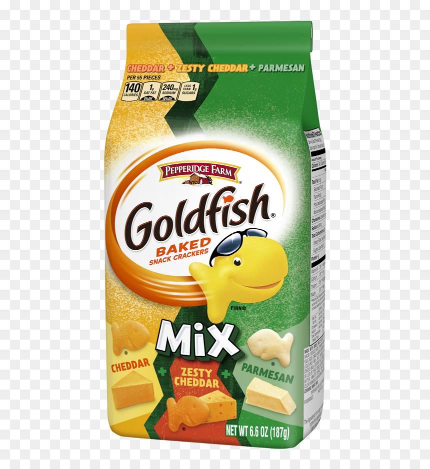 Golfish Mix Snack - Pepperidge Farm Goldfish, HD Png Download - goldfish cracker png