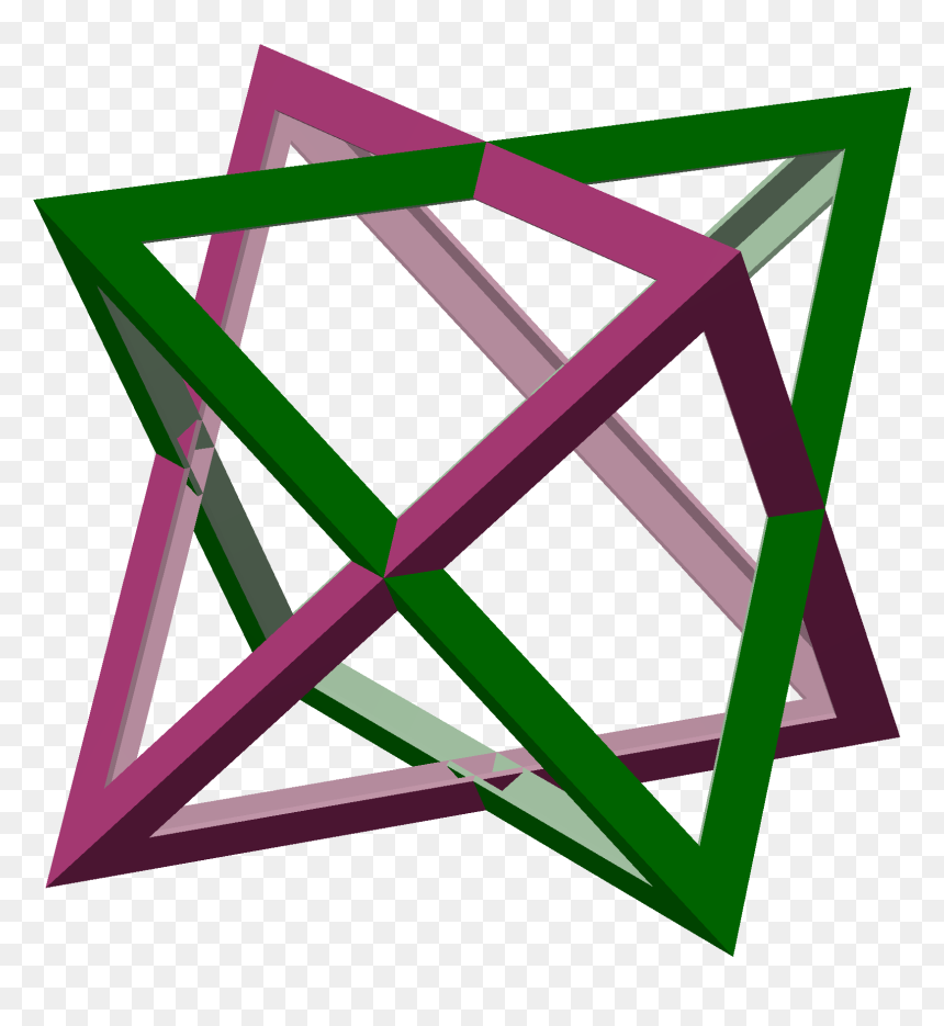 Skeleton Pair 4-4, Size M, Thick - Triangle, HD Png Download - thick line png