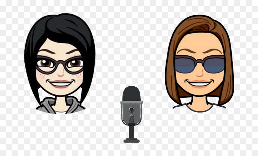Two Church Girls - Cartoon, HD Png Download - cartoon microphone png