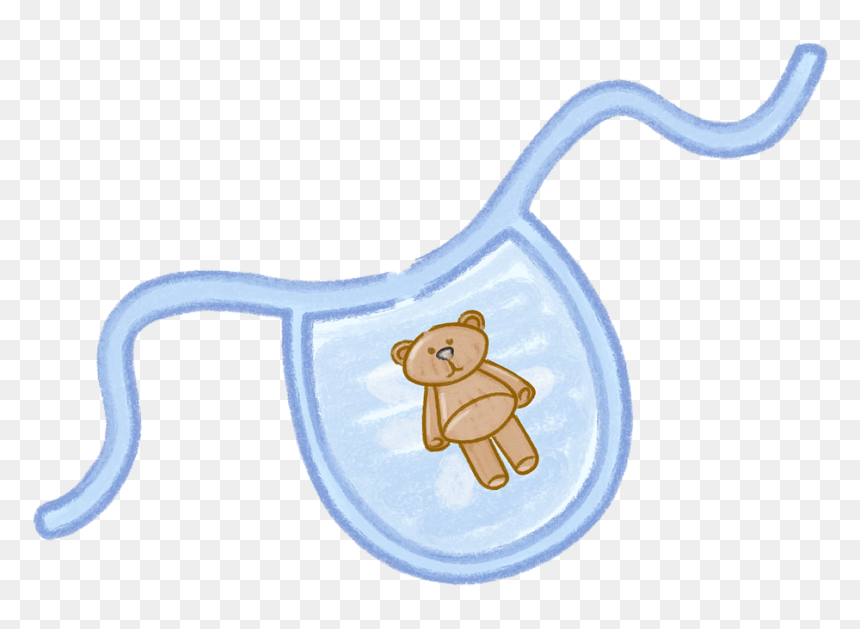 Baby Boy Teddy Bear Bib Baby, HD Png Download - bib png